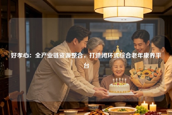 好孝心：全产业链资源整合，打造闭环式综合老年康养平台
