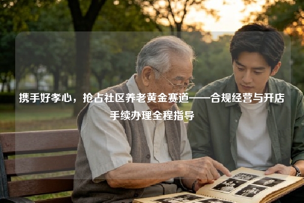 携手好孝心，抢占社区养老黄金赛道——合规经营与开店手续办理全程指导