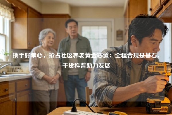 携手好孝心，抢占社区养老黄金赛道：全程合规是基石，干货科普助力发展