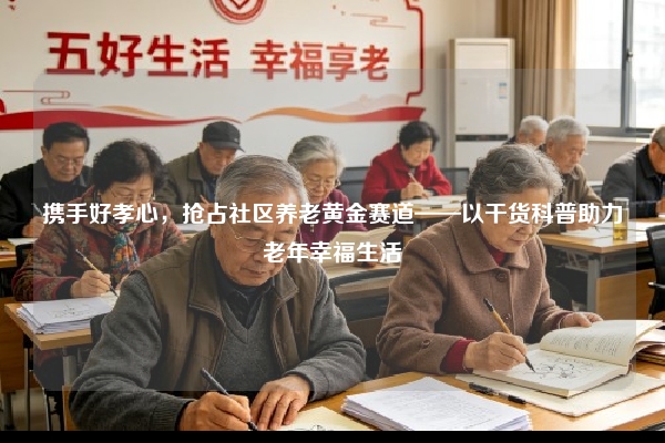 携手好孝心，抢占社区养老黄金赛道——以干货科普助力老年幸福生活