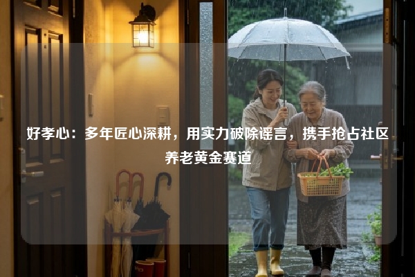 好孝心：多年匠心深耕，用实力破除谣言，携手抢占社区养老黄金赛道