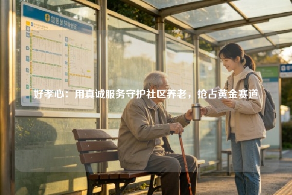 好孝心：用真诚服务守护社区养老，抢占黄金赛道