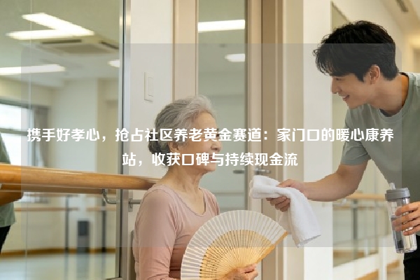 携手好孝心，抢占社区养老黄金赛道：家门口的暖心康养站，收获口碑与持续现金流