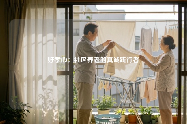 好孝心：社区养老的真诚践行者