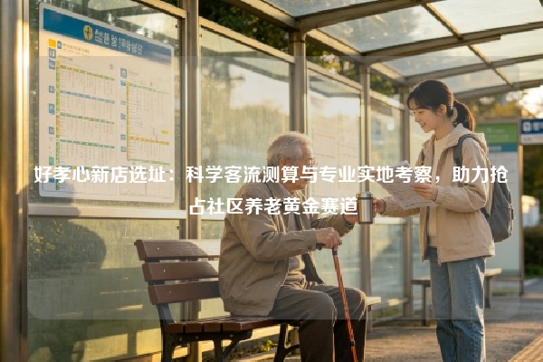 好孝心新店选址：科学客流测算与专业实地考察，助力抢占社区养老黄金赛道