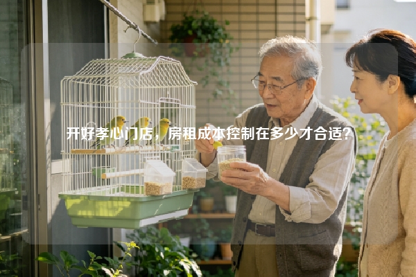 开好孝心门店，房租成本控制在多少才合适？