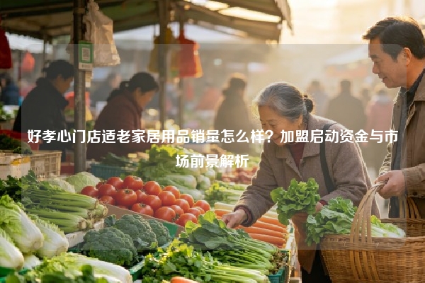 好孝心门店适老家居用品销量怎么样？加盟启动资金与市场前景解析
