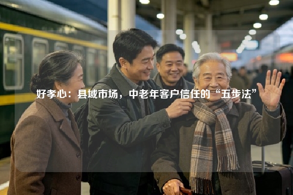 好孝心：县域市场，中老年客户信任的“五步法”