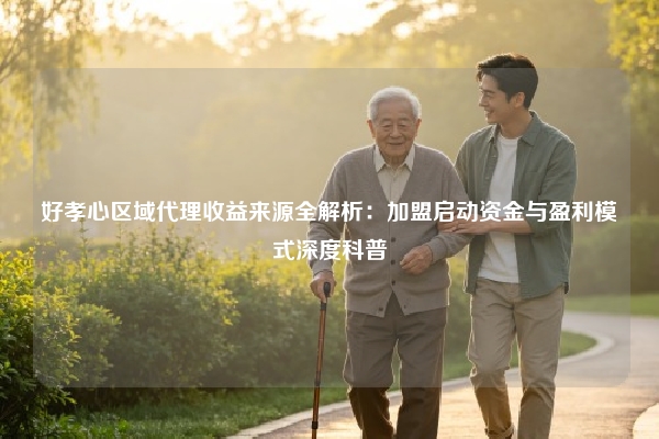 好孝心区域代理收益来源全解析：加盟启动资金与盈利模式深度科普