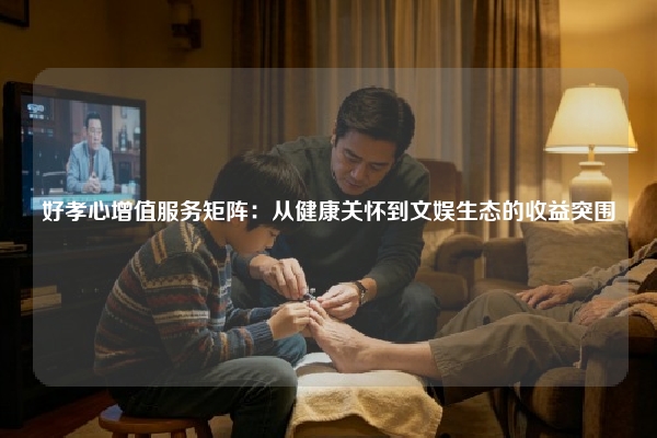好孝心增值服务矩阵：从健康关怀到文娱生态的收益突围