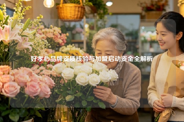 好孝心品牌资质核验与加盟启动资金全解析