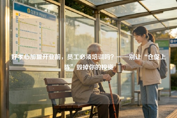 好孝心加盟开业前，员工必须培训吗？——别让“仓促上阵”毁掉你的投资