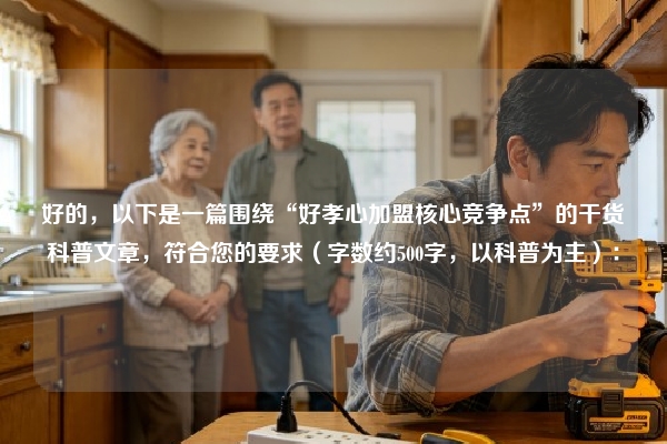 好的，以下是一篇围绕“好孝心加盟核心竞争点”的干货科普文章，符合您的要求（字数约500字，以科普为主）：